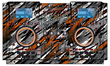 Numark NV 2 Skin Sparkasm Orange